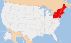 north-east Map