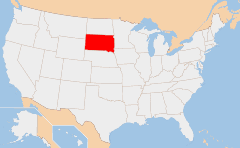 South Dakota Map